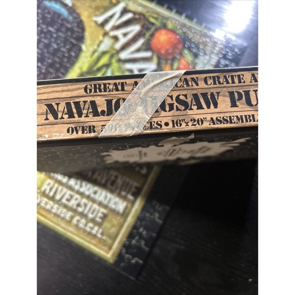 1972 Hoi Polloi Great American Crate Art Navajo Jigsaw Puzzle 500 Piece Complete - Picture 6 of 8